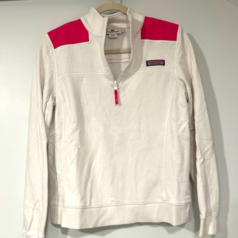 Vineyard Vines women’s half zip, size medium